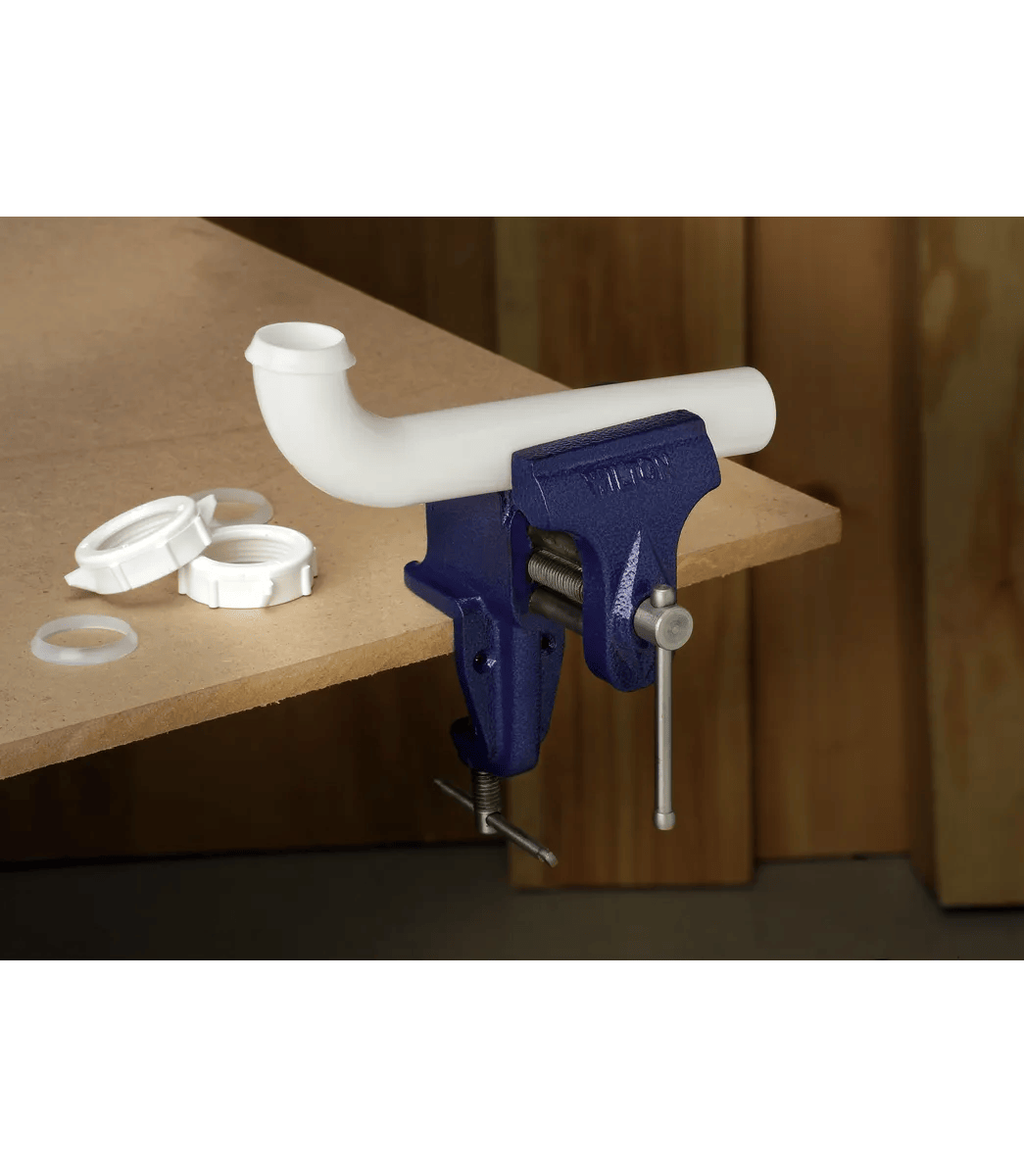 3 in. Clamp-On Base Bench Vise