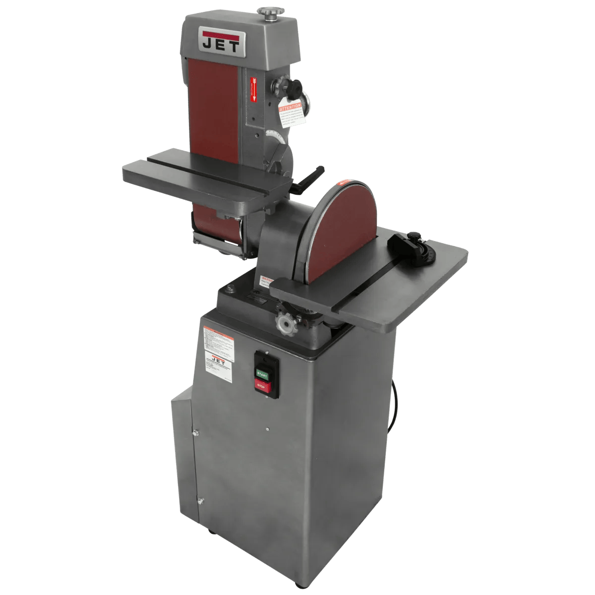 6" x 48" Industrial Combination Belt & 12" Disc Finishing , 1.5HP, 115V 1PH(J-4200A)