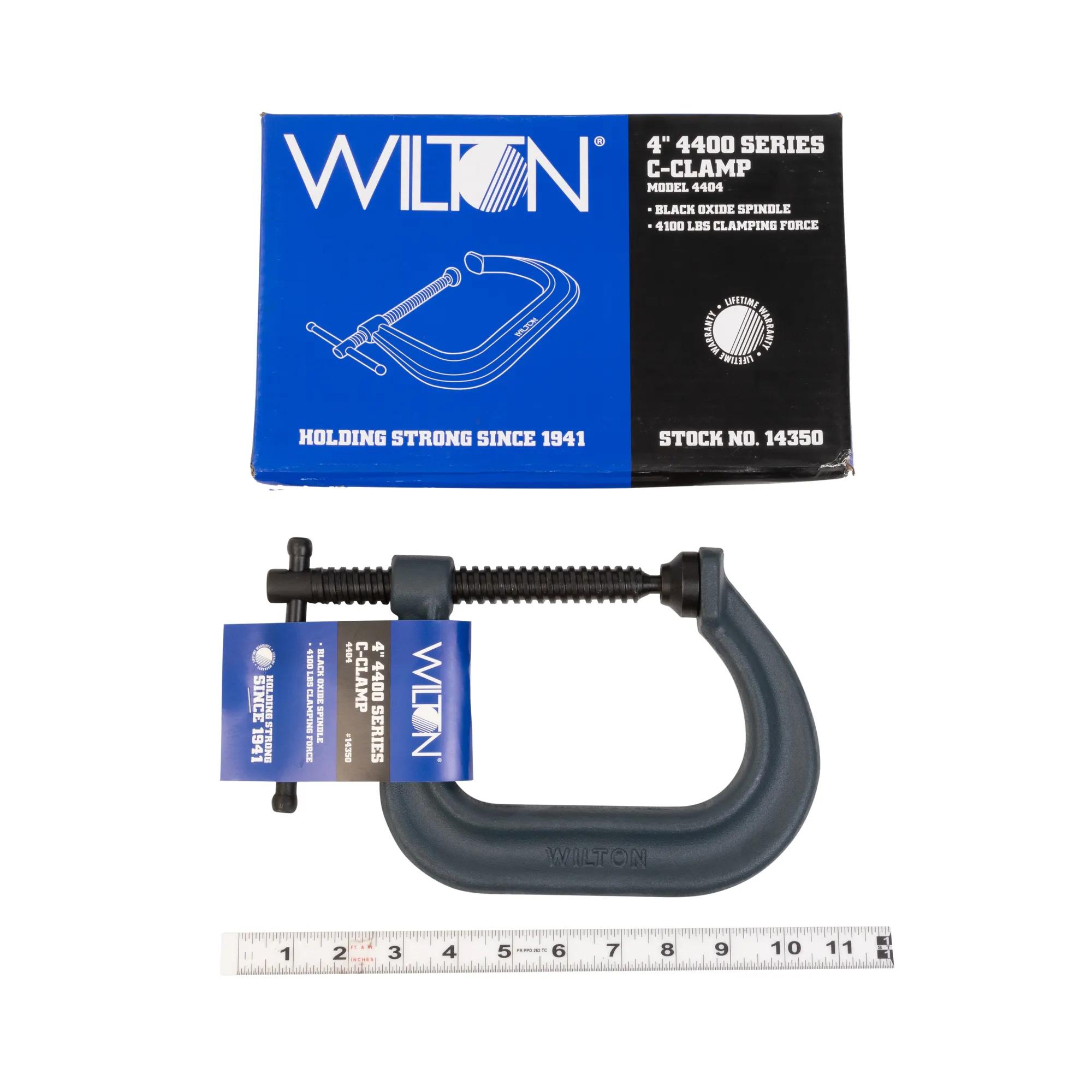 4400 Series Drop forged C-Clamp - Extra Deep-Throat, Regular-Duty, 0 in.  - 4 in.  Jaw Opening