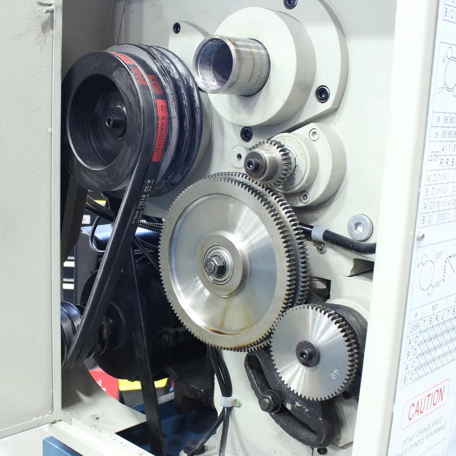 To cut threads as listed in the charts and set the longitudinal feed and cross-feed rates, the gears will need to