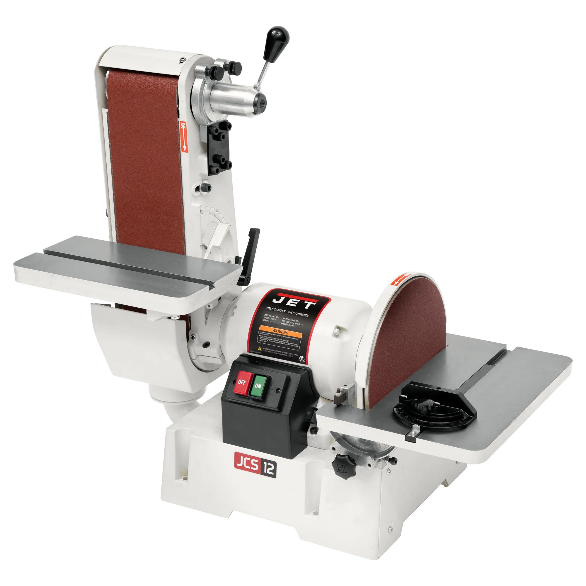 6" x 48" Belt / 12" Disc Sander, 1-1/2HP, 115/230V 1PH(JSG-6DC)