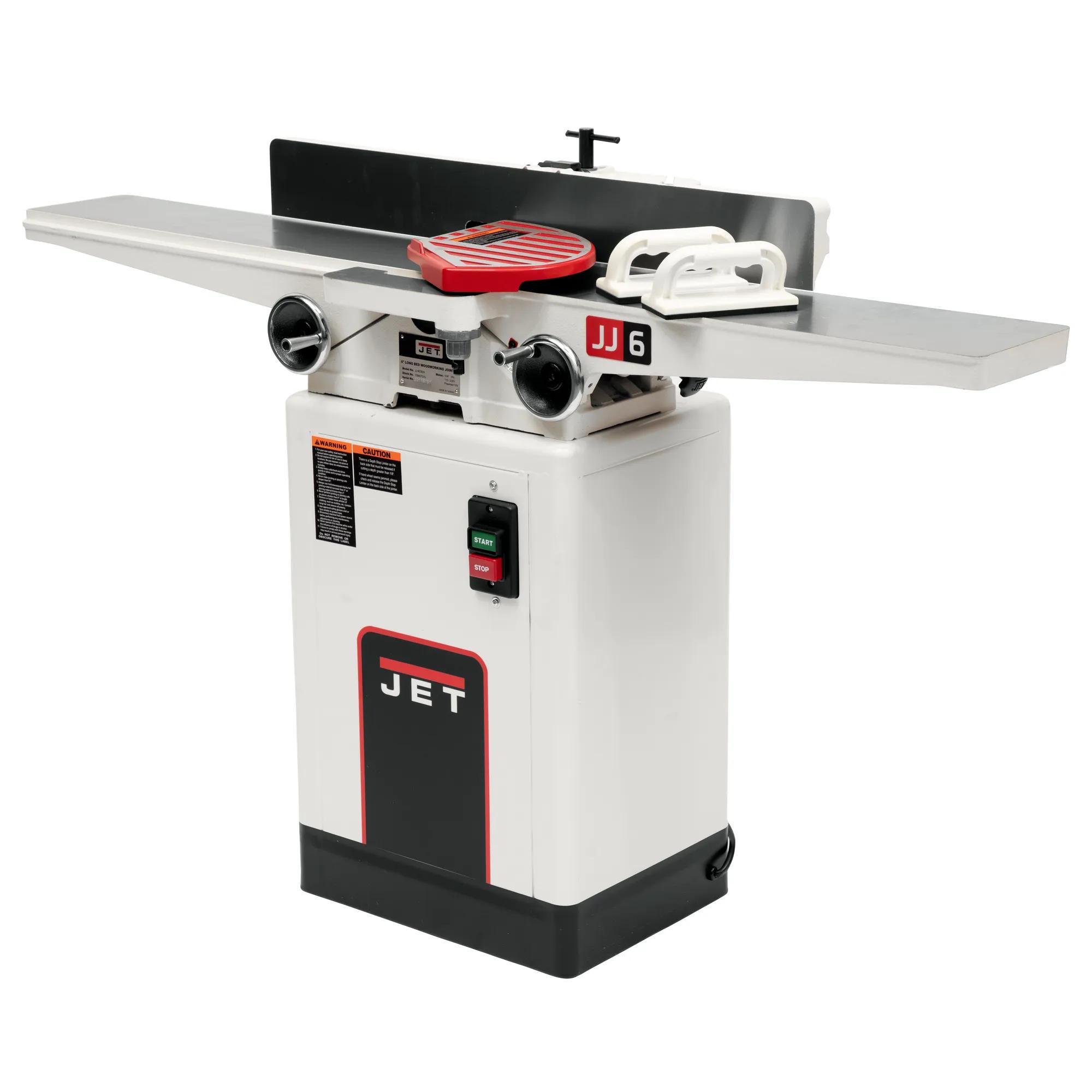 6" Deluxe Jointer w/ Quick Set Knives, 1HP, 115/230V 1PH(JJ-6CSDX)