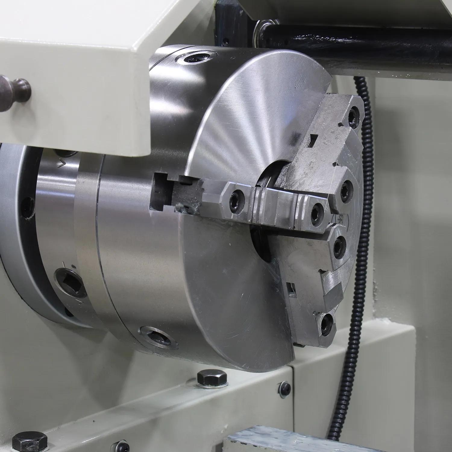 Comes standard with 3-jaw universal chuck (8”) installed