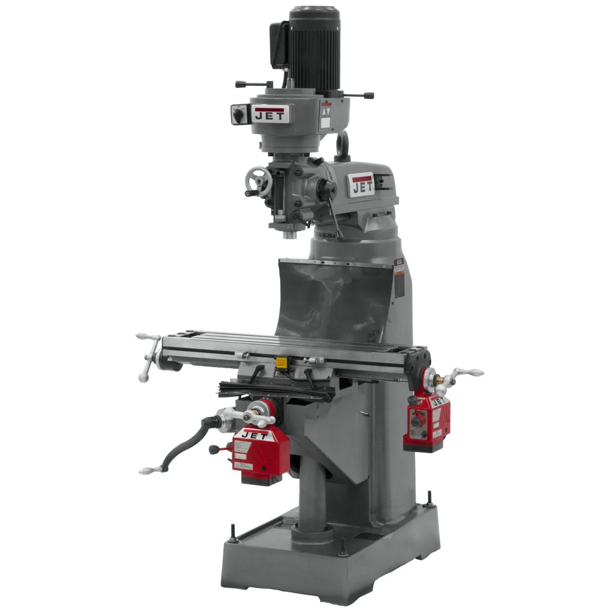 8" x 36" Mill w/ X-Axis, Y-Axis Powerfeeds, 1.5HP, 115/230V 1PH(JVM-836-1)