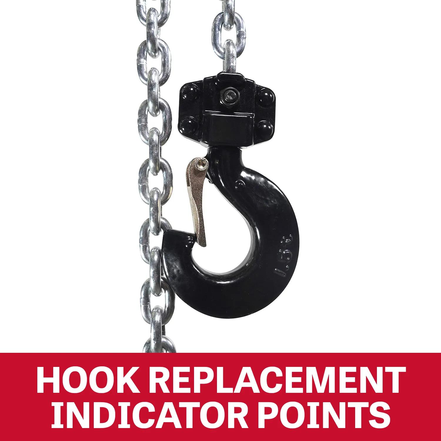 Hoot Replacement Indicators Points on Shipyard hooks
