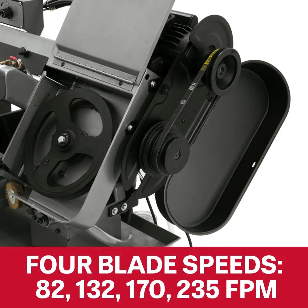8" x 13" Horizontal Bandsaw, 1.5HP, 115/230V 1PH(J-7015)