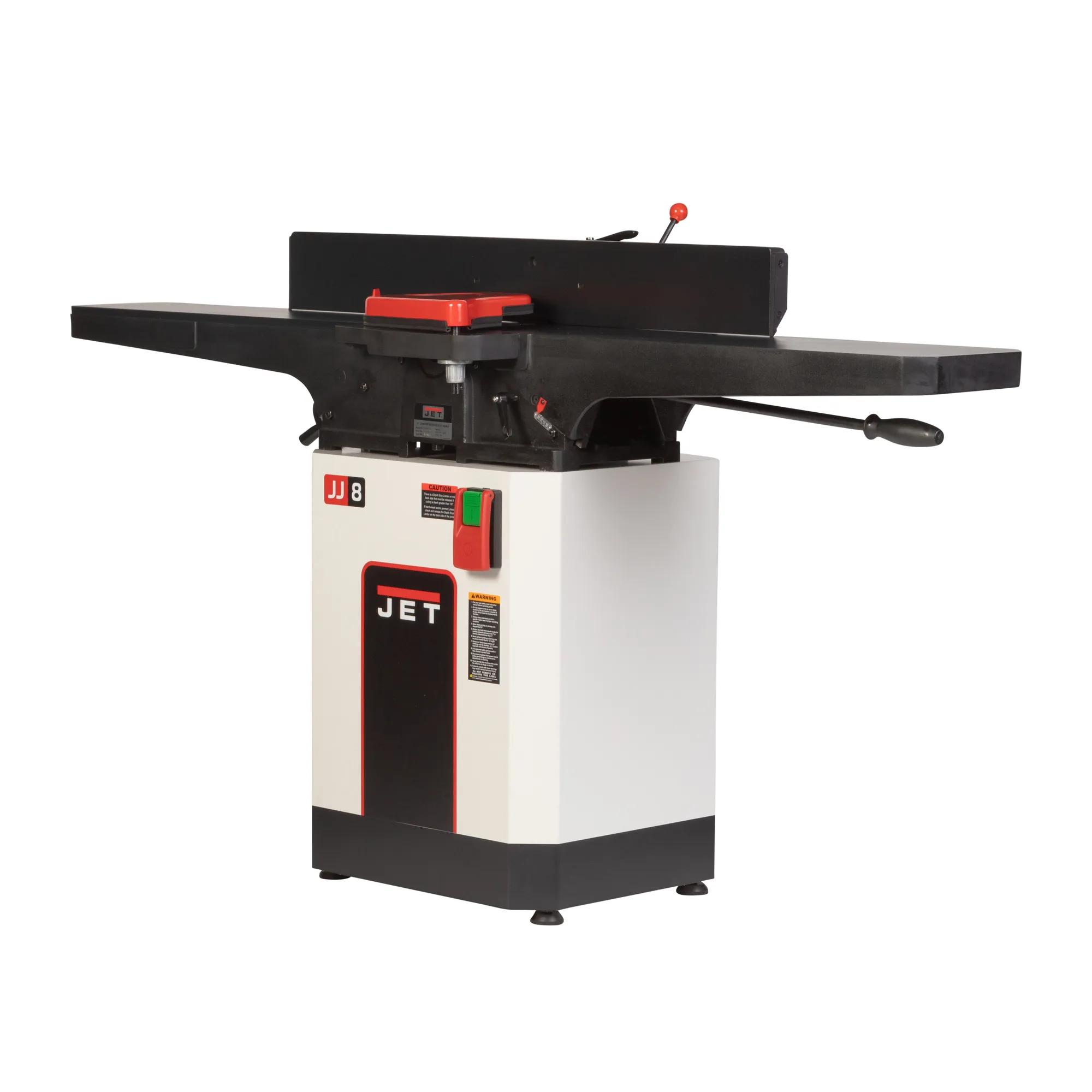 8"  Black Helical Head Jointer, 2HP, 230V 1PH(JWJ-8HH-BLK)