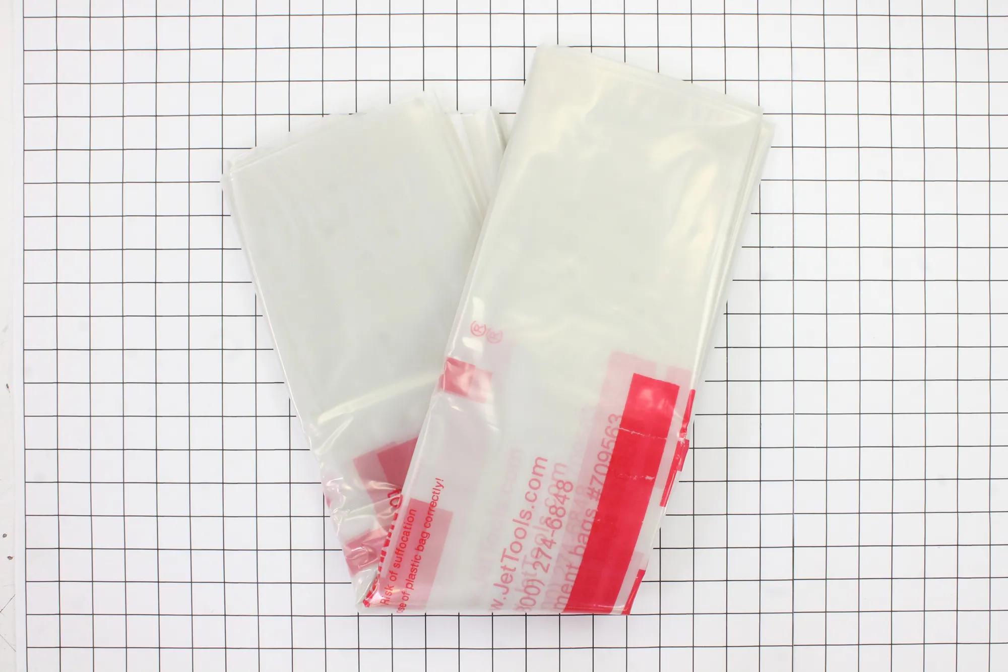 CB-5 Replacement Clear Plastic Dust Collection Bags, Pack of 5