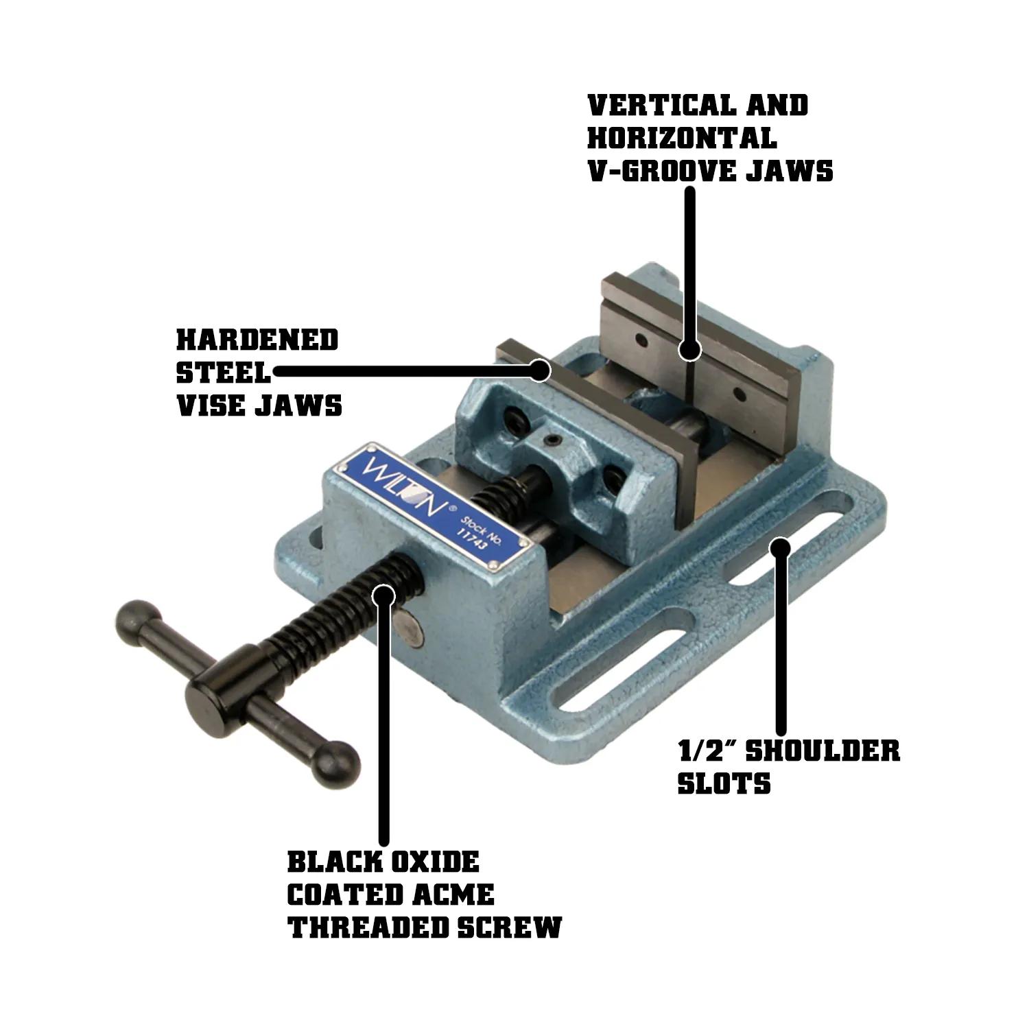 6 in.  Low Profile Drill Press Vise