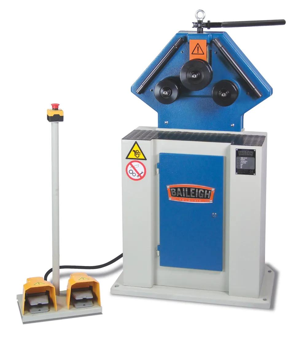 The R-M40 ring roll machine can roll bend up to 2-3/8 inch tubing both horizontally and vertically. 