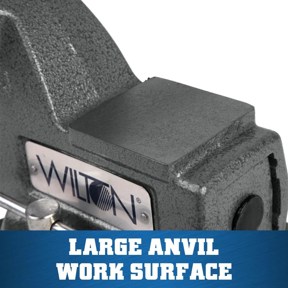 4 in. Mechanics Vise with Swivel Base