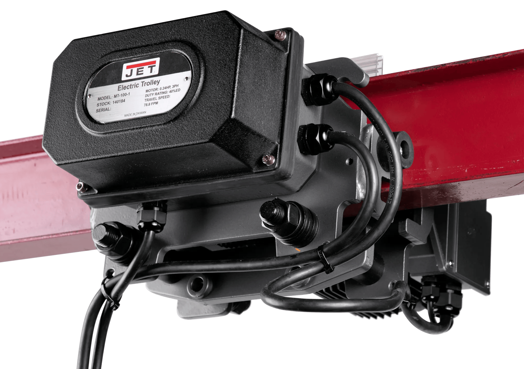 2 Ton,  2 Speed Electric Trolley, .12 / .50HP, 230V 3PH(MT200)