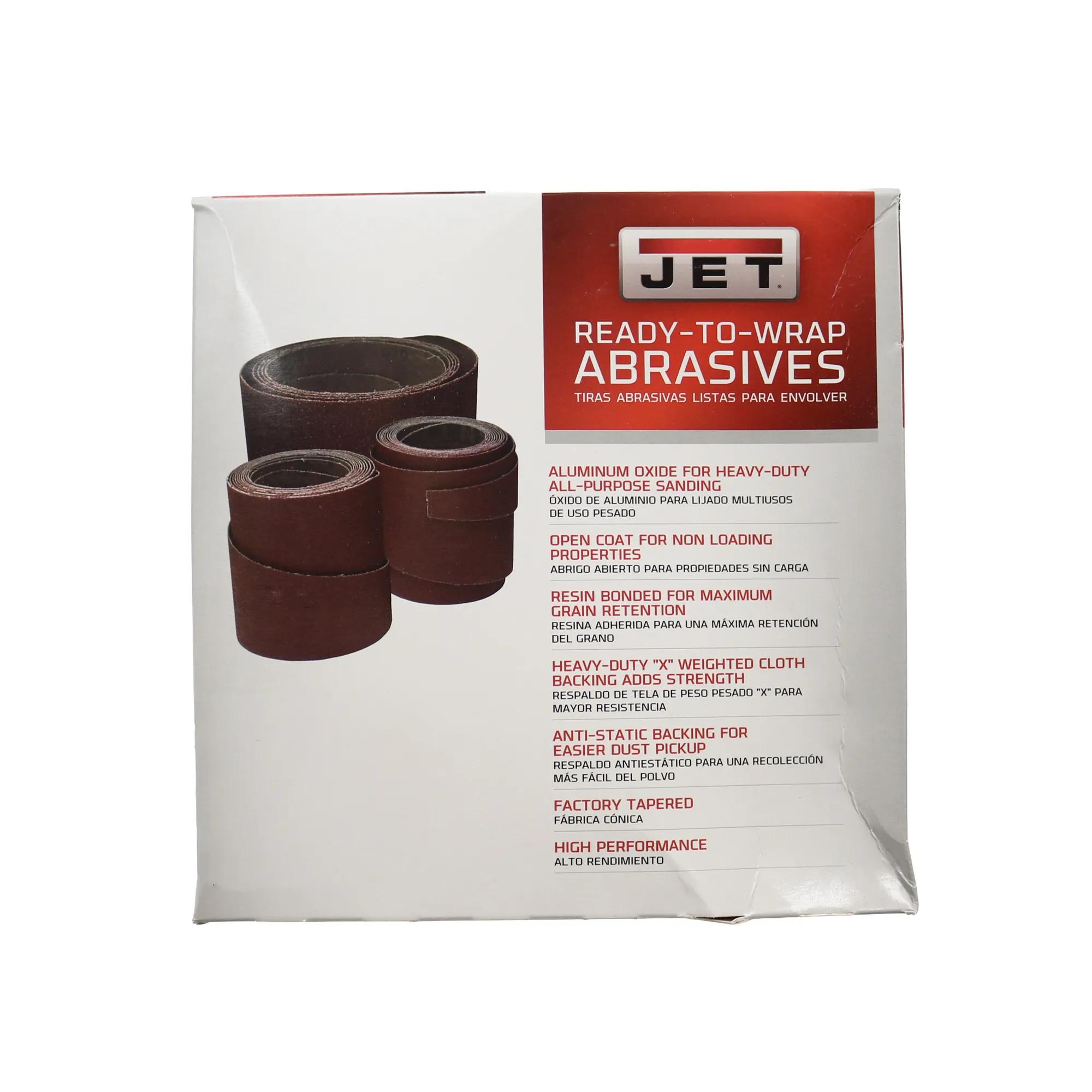 Ready-to-Wrap Abrasive Sandpaper, 25 in, 60 Grit, Pack of 3
