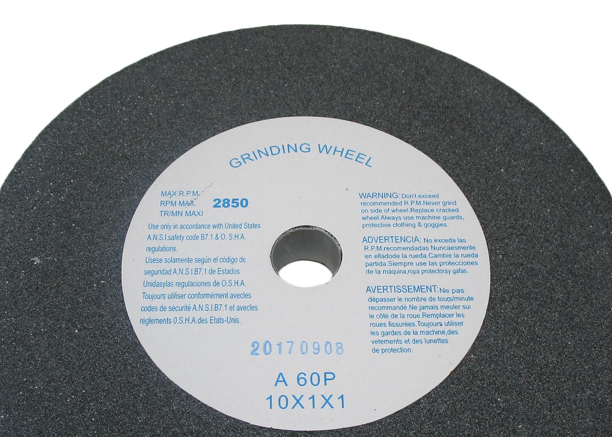Grinding Wheel, 10 in dia, 60G for JET grinders