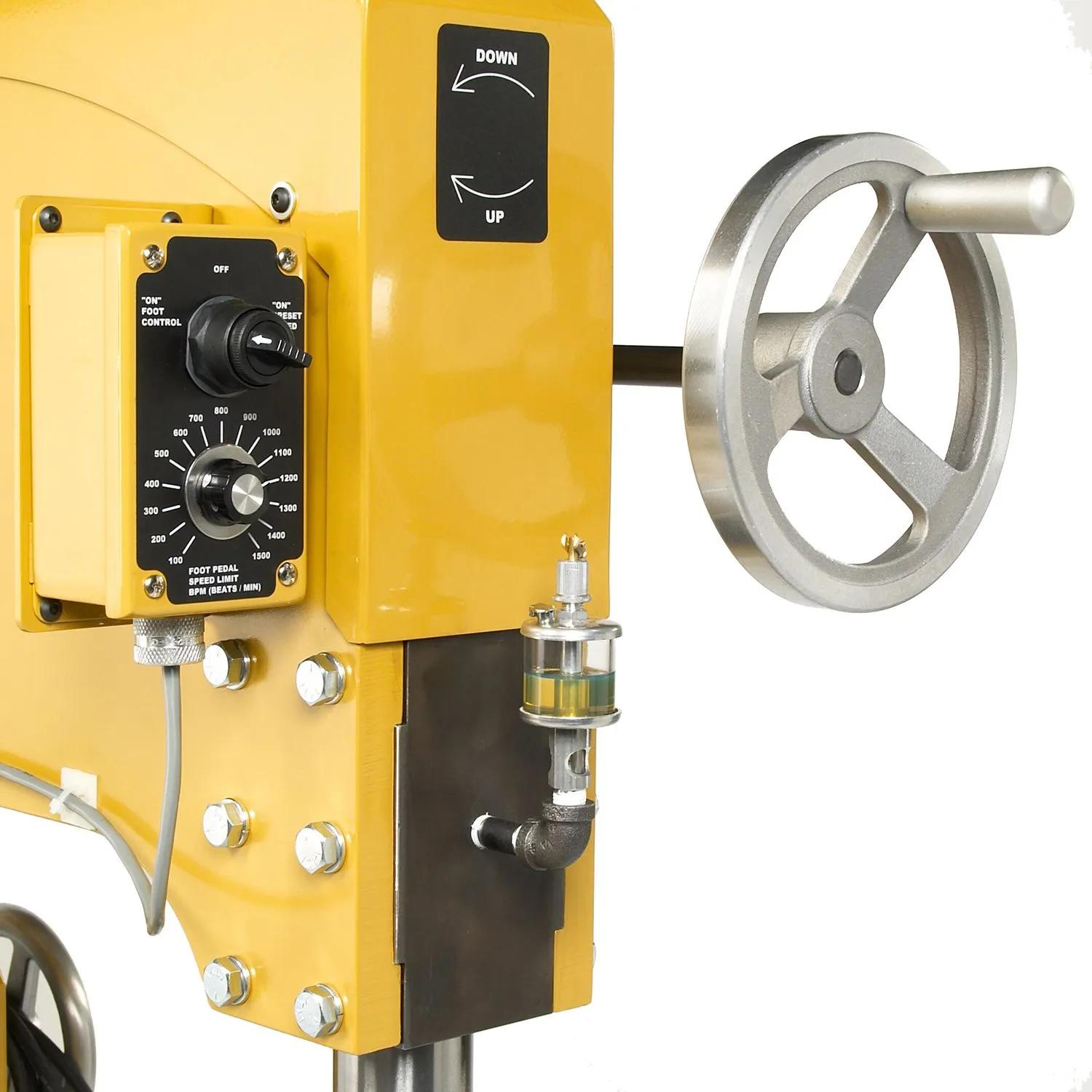 Variable speed from 0 to 1,500 beats per minute.