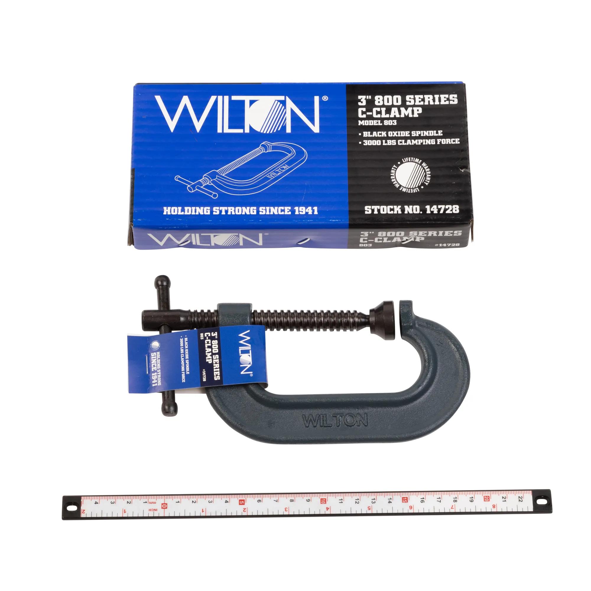800 Series Standard Depth Drop Forged C-Clamp, 0 -3 in. Opening