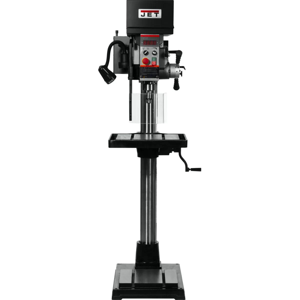 20" EVS Drill Press w/ Power Downfeed, Clutch, 1.5HP, 230V 3PH(JDPE-20EVSC-PDF)