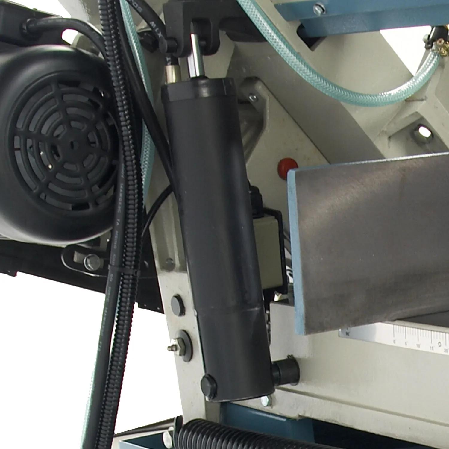 Bow Decent Cylinder Hydraulic cylinder used to control the descent speed of the saw bow