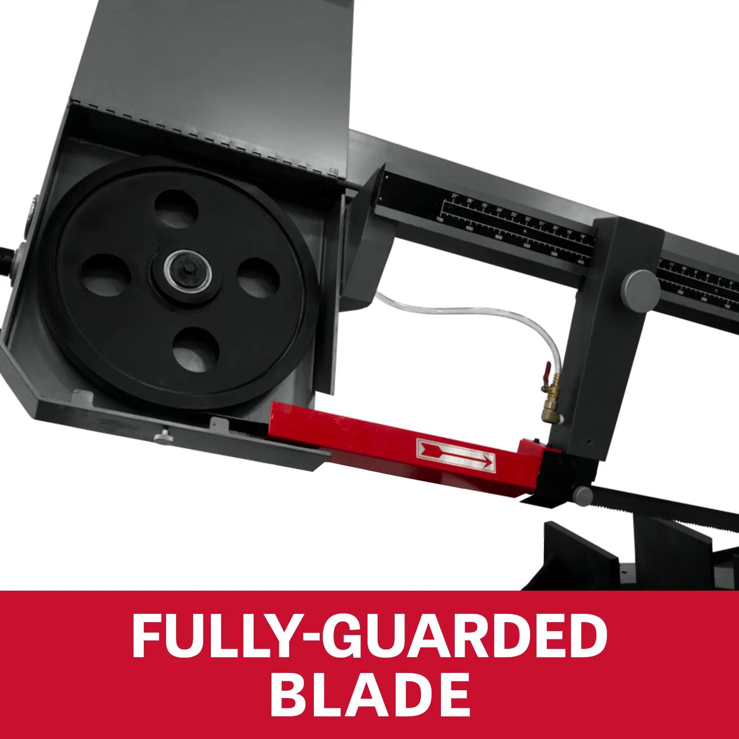 13" Semi-Automatic Dual Mitering Bandsaw 3HP, 3HP, 460V 3PH(MBS-1323EVS-H-4)