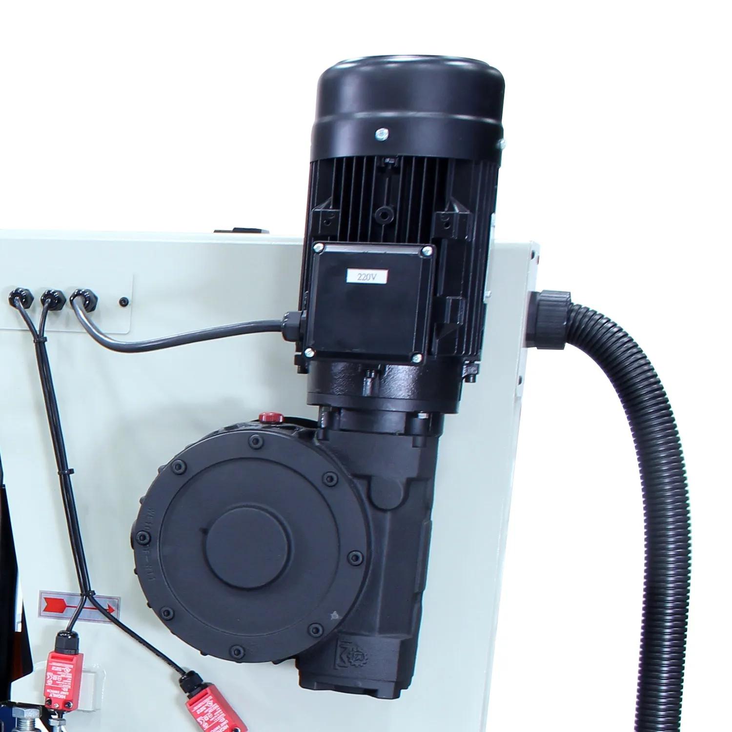 Available in 220-volt or 440-volt triple-phase models (440-volt is a special order) and accepts a 1.25” blade (included)