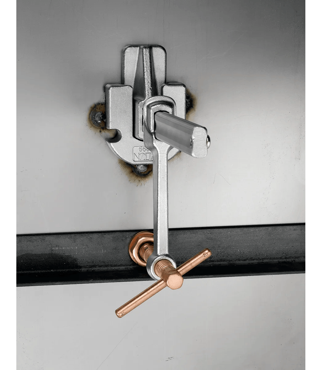 Welding Shoe Clamp 8 1/2 in.  Jaw Opening, 5 1/2 in.  Throat Depth