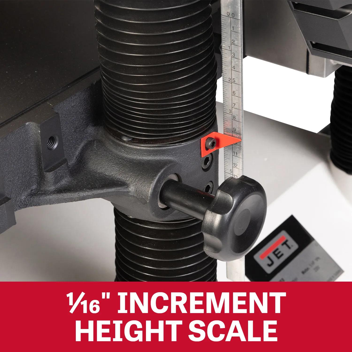 20"  Black Helical Head Planer, 5HP, 230V 1PH(JWP-208HH-BLK)