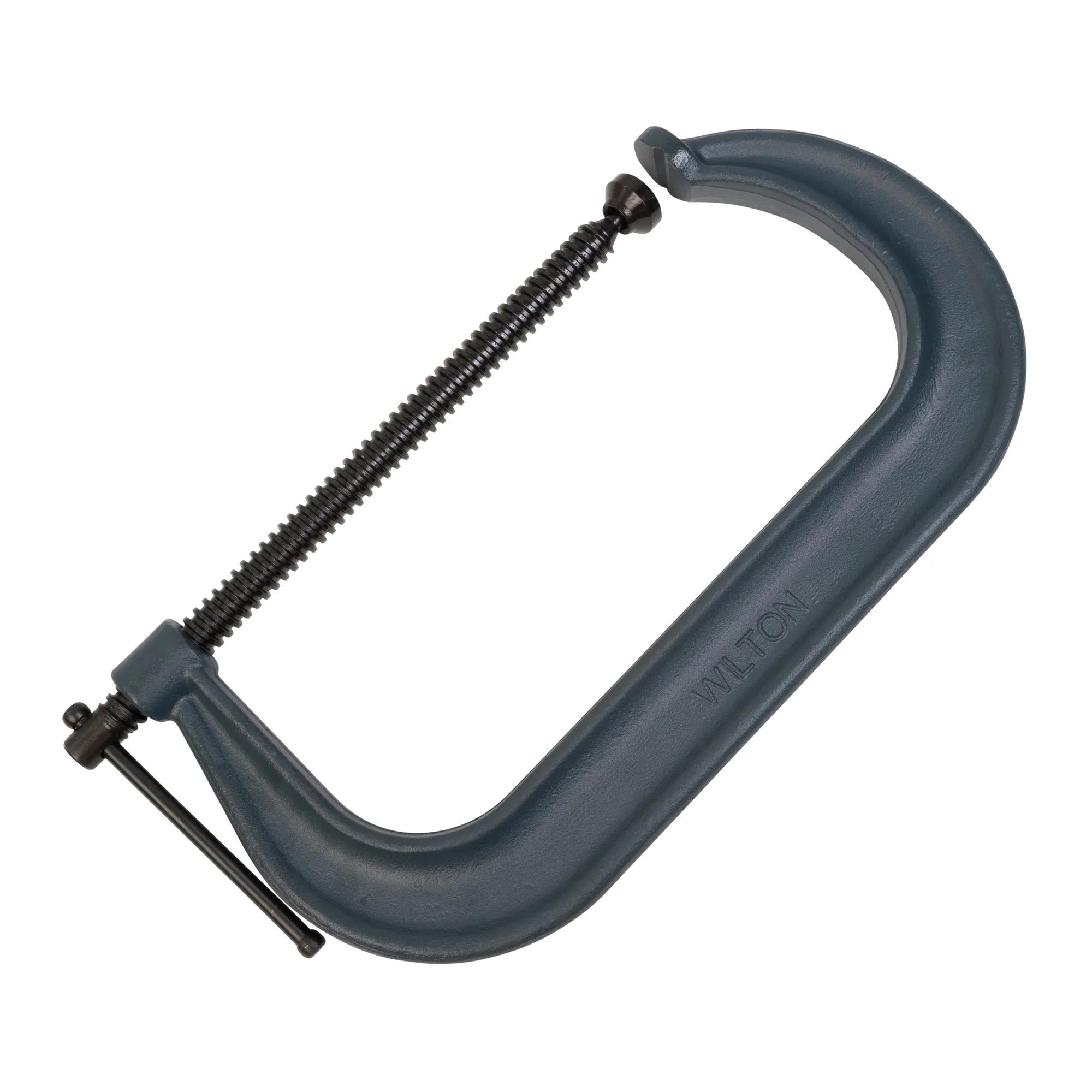 Drop Forged C-Clamp, 2 - 12-1/4 in. Opening, 6-1/4 in. Throat Depth