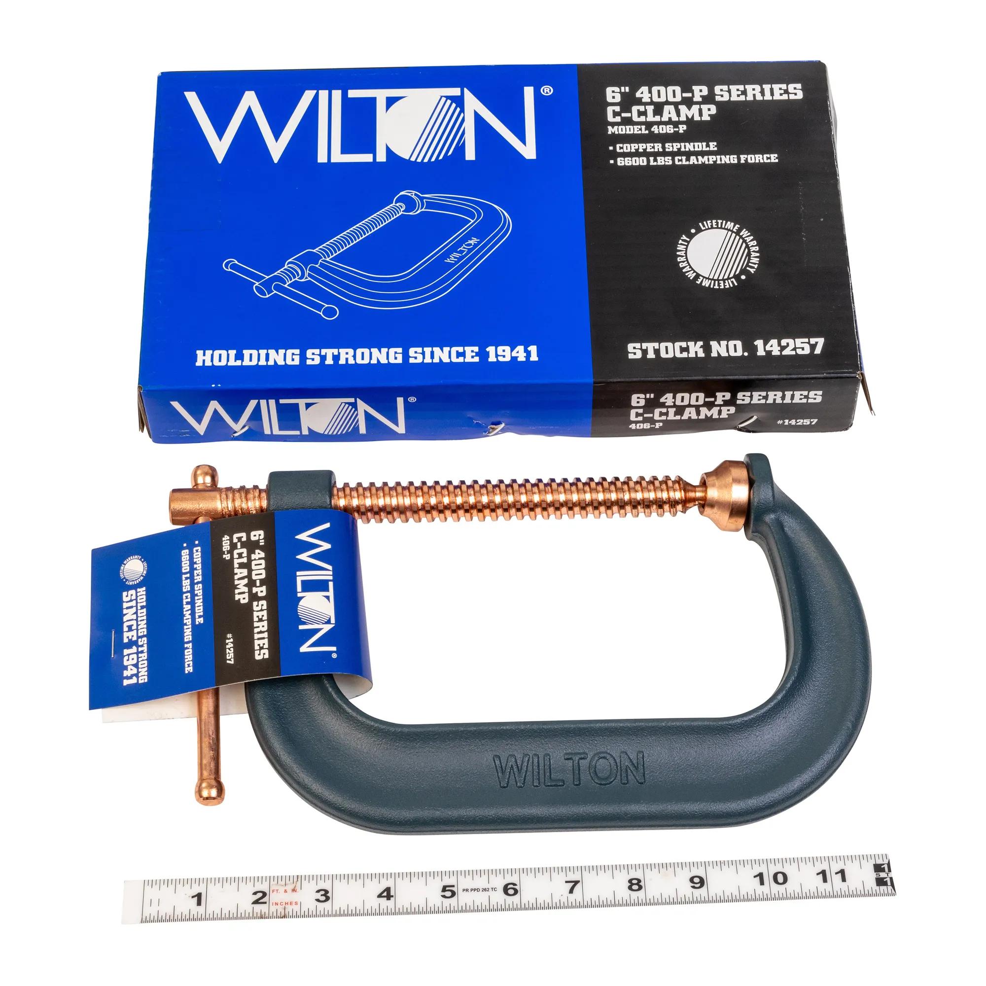 Spark-Duty Drop Forged C-Clamp, 0 - 6-1/16 in. Opening, 4-1/16 in. Throat Depth