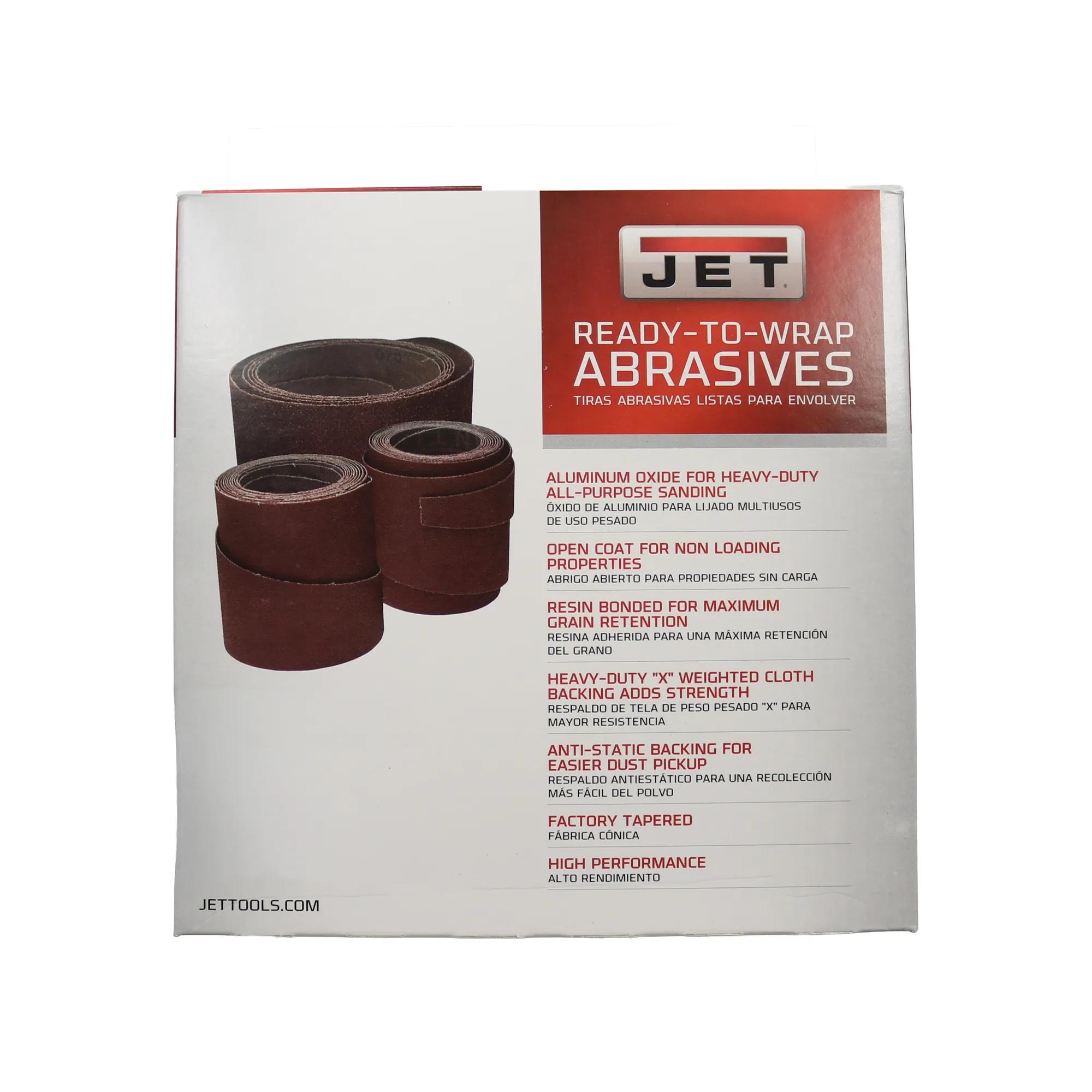 Ready-to-Wrap Abrasive Sandpaper, 22 in, 150 Grit, Pack of 3