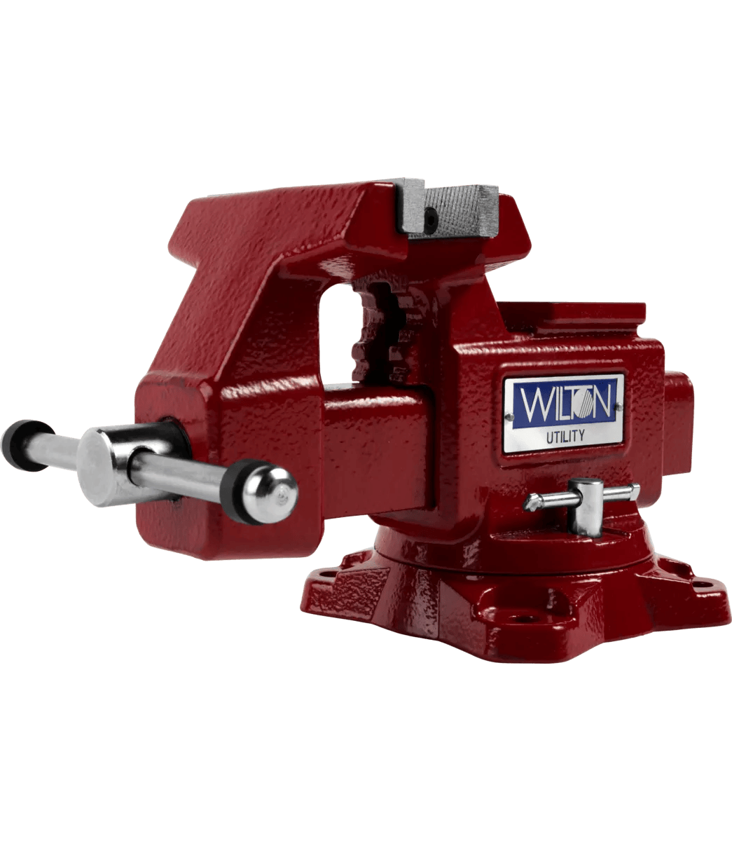 4-1/2 in. Utility Bench Vise with 360-Degree Swivel Base