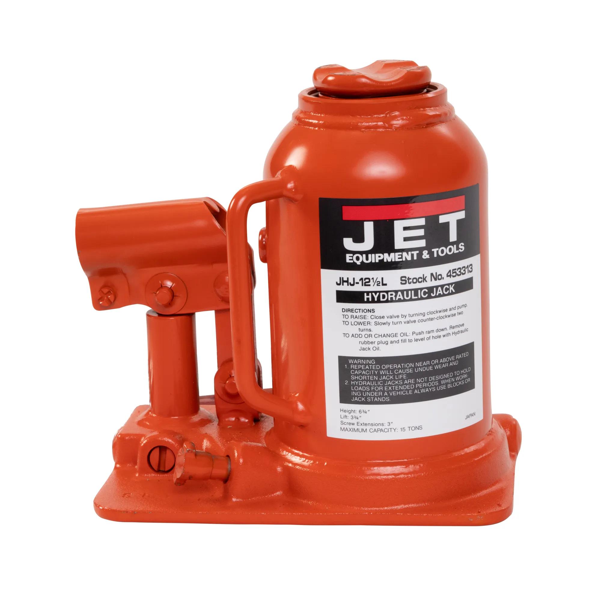 12-1/2 Ton, Low Profile Hydraulic Bottle Jack(JHJ-12 1/2L)