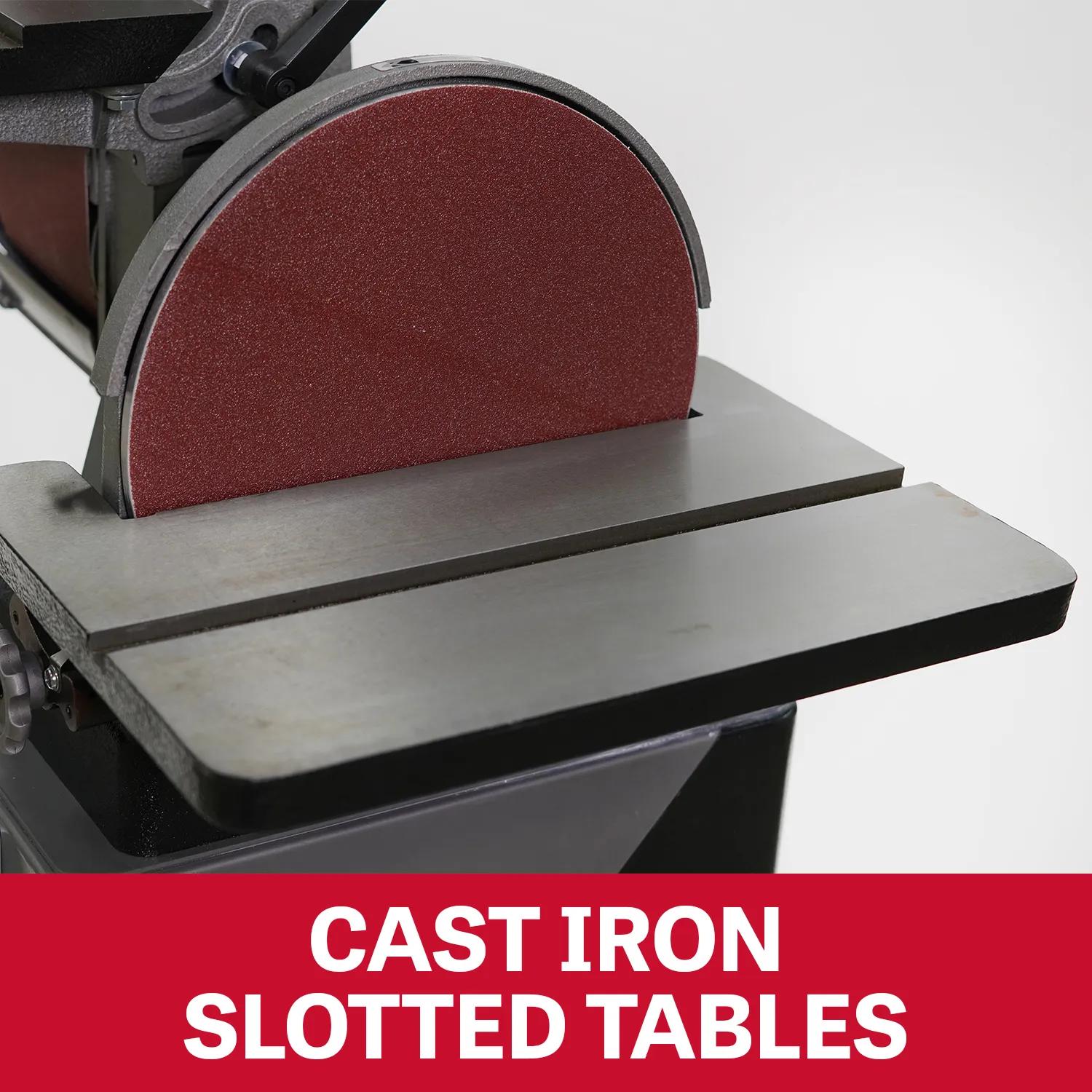 6" x 48" Vari.-Speed Belt & 12" Disc Finishing/Grinding , 2HP, 230V 3PH(J-64812VS)