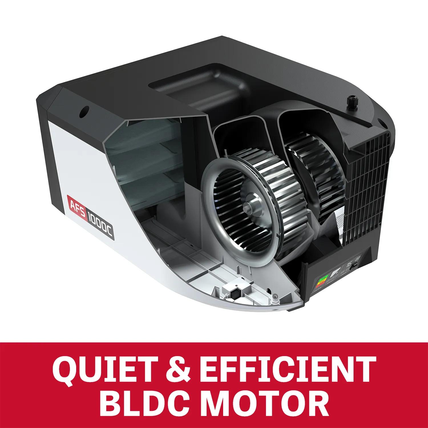 1000 CFM, Filtration System, Remote Control, 0.33HP, 120V 3PH(AFS-1000C)