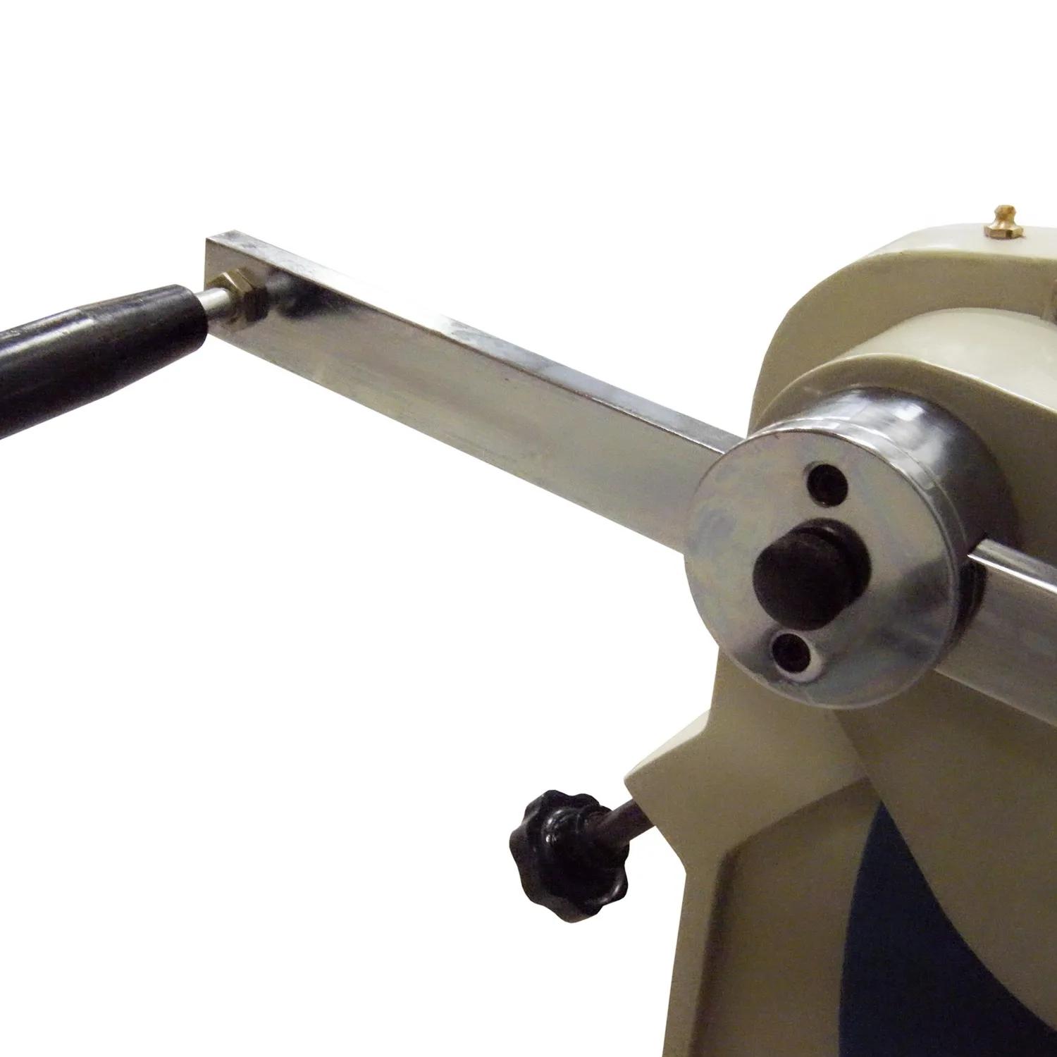 manual combination shear brake and roll saves space and money for small shops.
