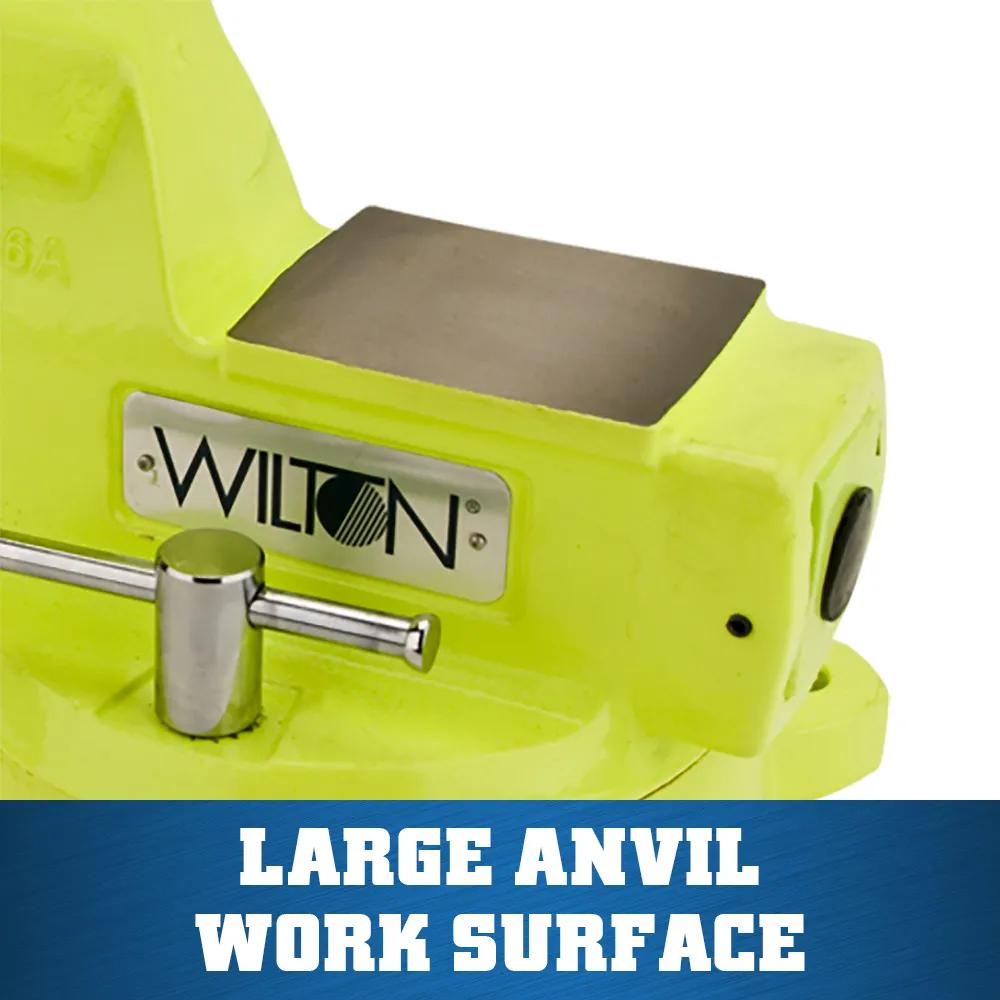 5 in. High-Visibility Safety Vise with Swivel Base