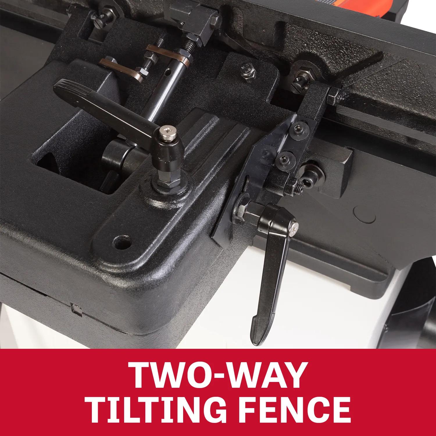 8"  Black Helical Head Jointer, 2HP, 230V 1PH(JWJ-8HH-BLK)