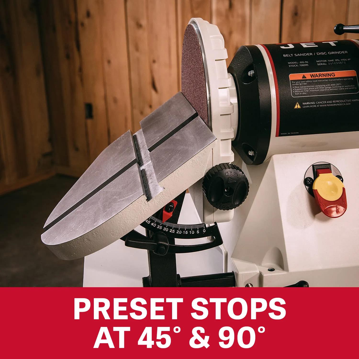 6" x 48" Belt / 9" Disc Sander w/ Open Stand, 3/4HP, 115V 1PH(JSG-96OS)