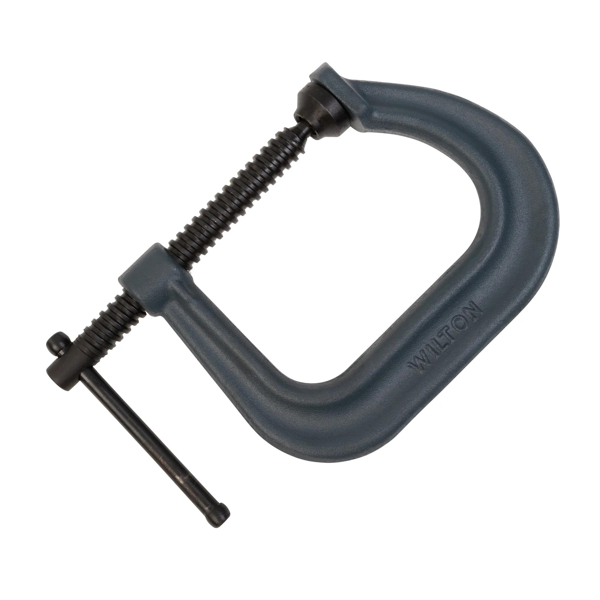 4400 Series Drop forged C-Clamp - Extra Deep-Throat, Regular-Duty, 0 in.  - 4 in.  Jaw Opening