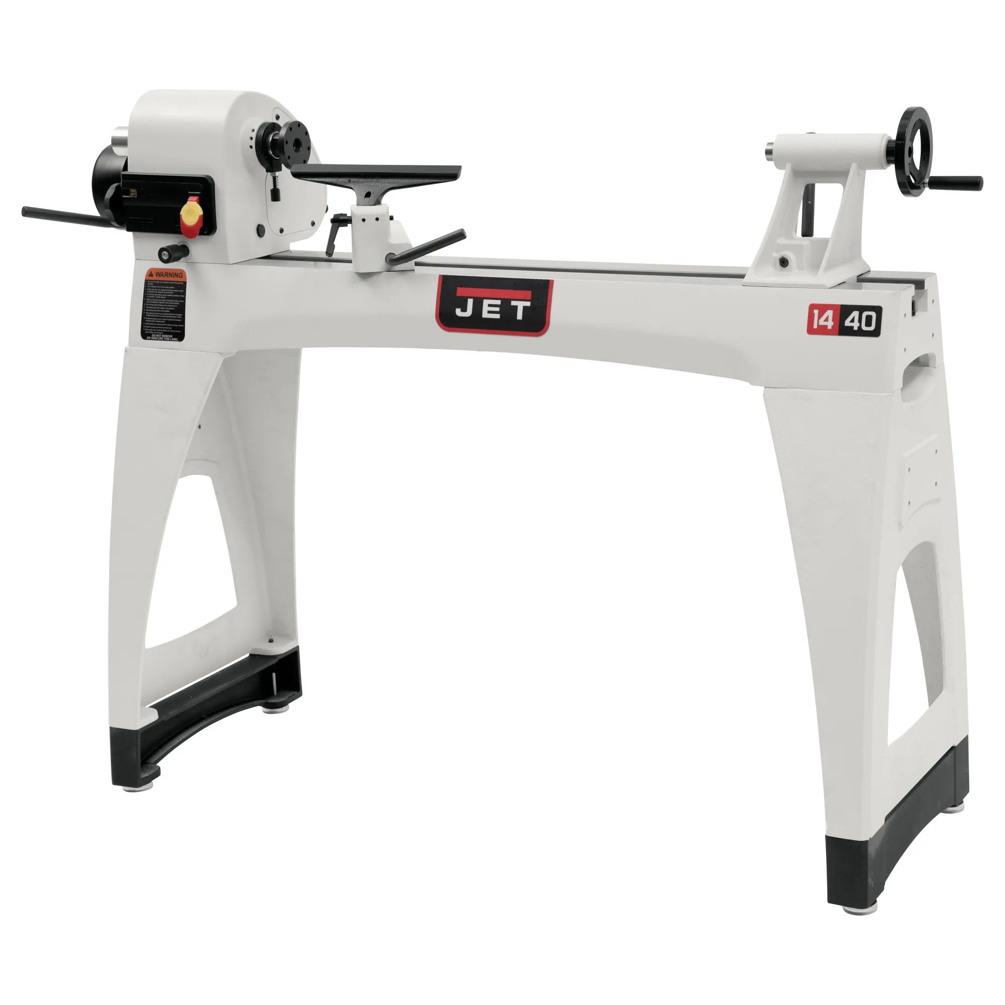 14" x 40". Wood Lathe w/ Legs, 1HP, 115/230V 1PH(JWL-1440VSK)