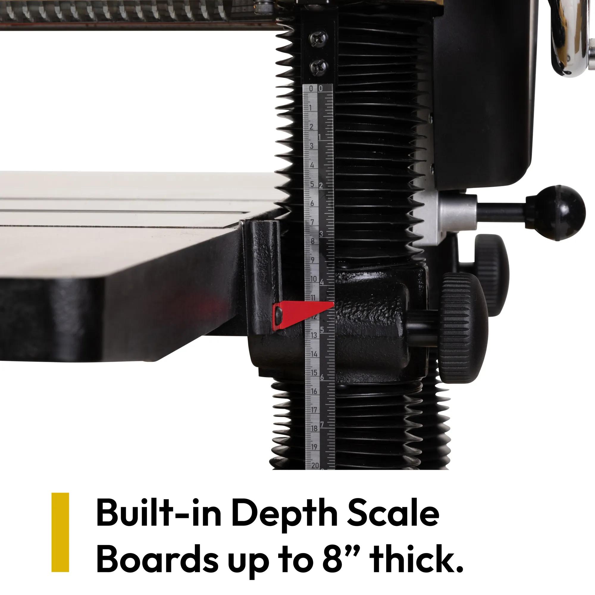 20-Inch Helical Cutterhead Planer,  5 HP, 3PH, 460V (209BHH-4)
