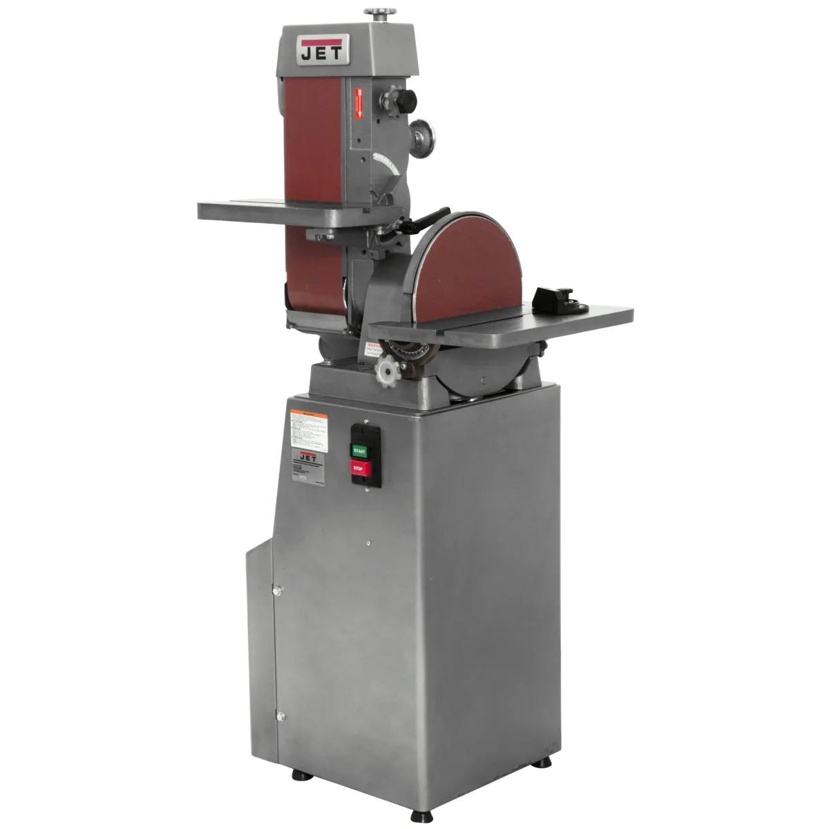 6" x 48" Industrial Combination Belt & 12" Disc Finishing , 1.5HP, 230V 3PH(J-4202A)