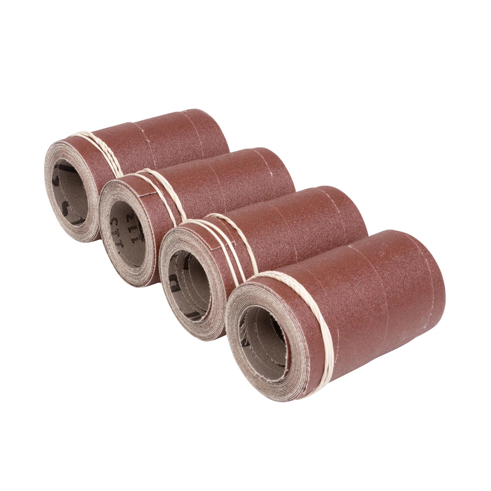 Ready-to-Wrap Abrasive Sandpaper, 16 in, 180 Grit, Pack of 4