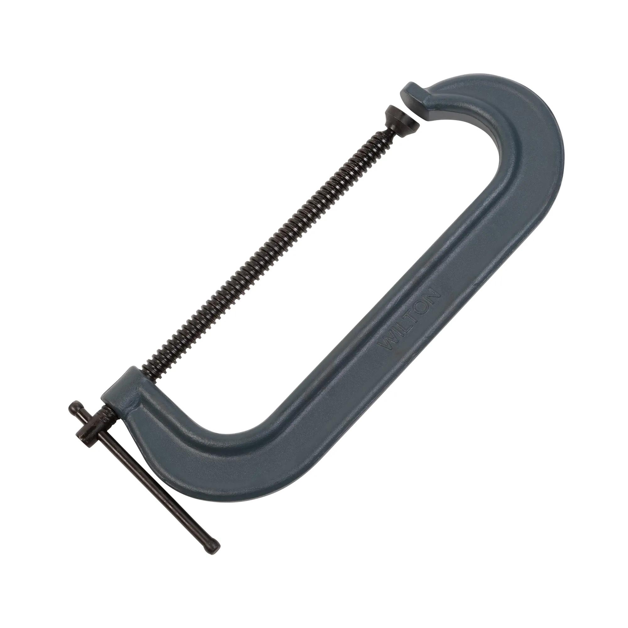 800 Series Standard Depth Drop Forged C-Clamp, 1-1/8 -12 in. Opening