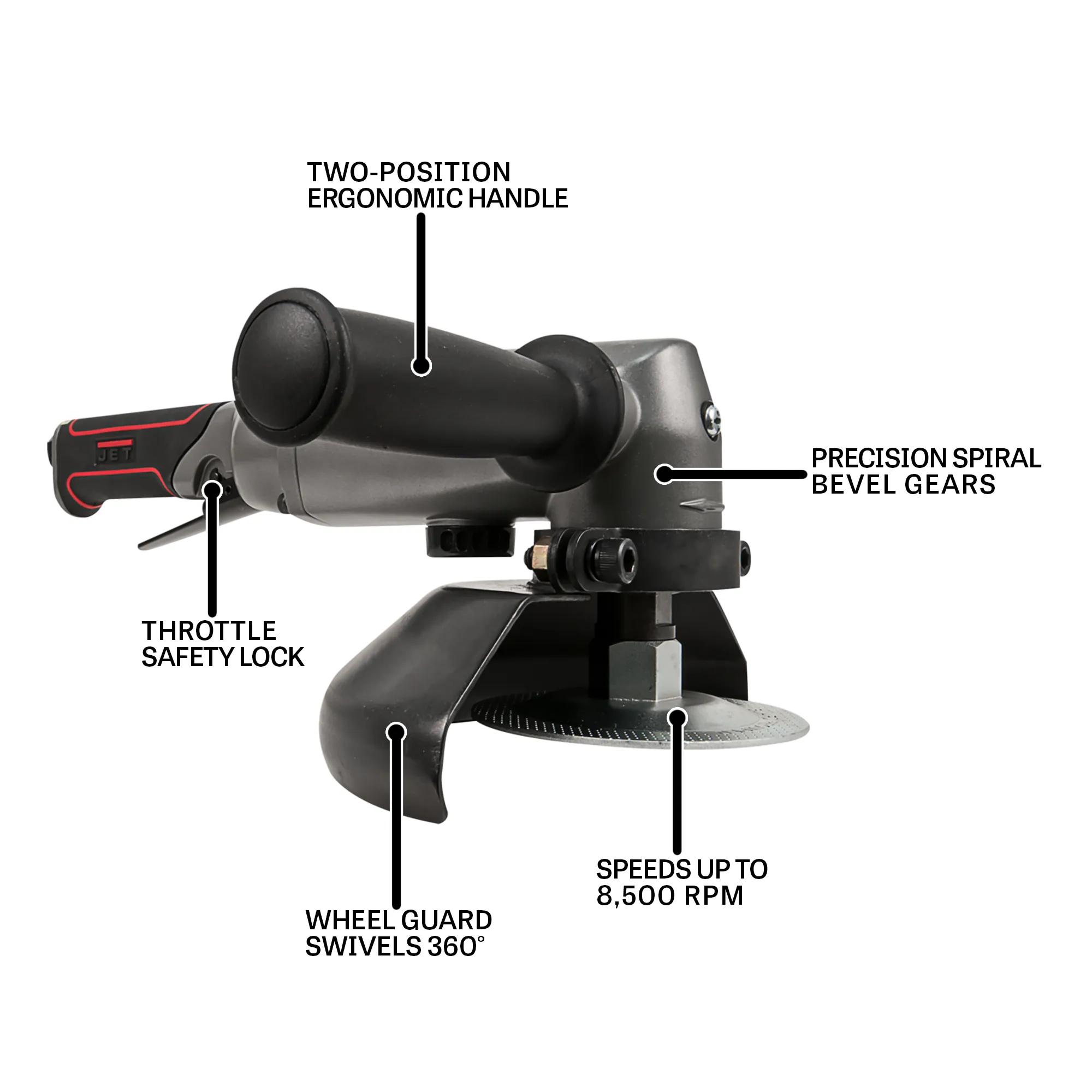 7" Angle Grinder, 1.33HP(JAT-452)