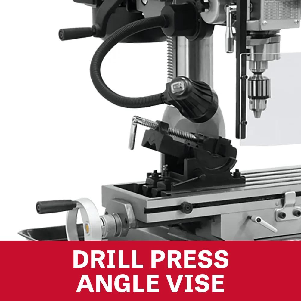 7-1/2" x 23" Mill/Drill w/ R-8 Taper 1151Ph, 1HP, 115V 1PH(JMD-15)