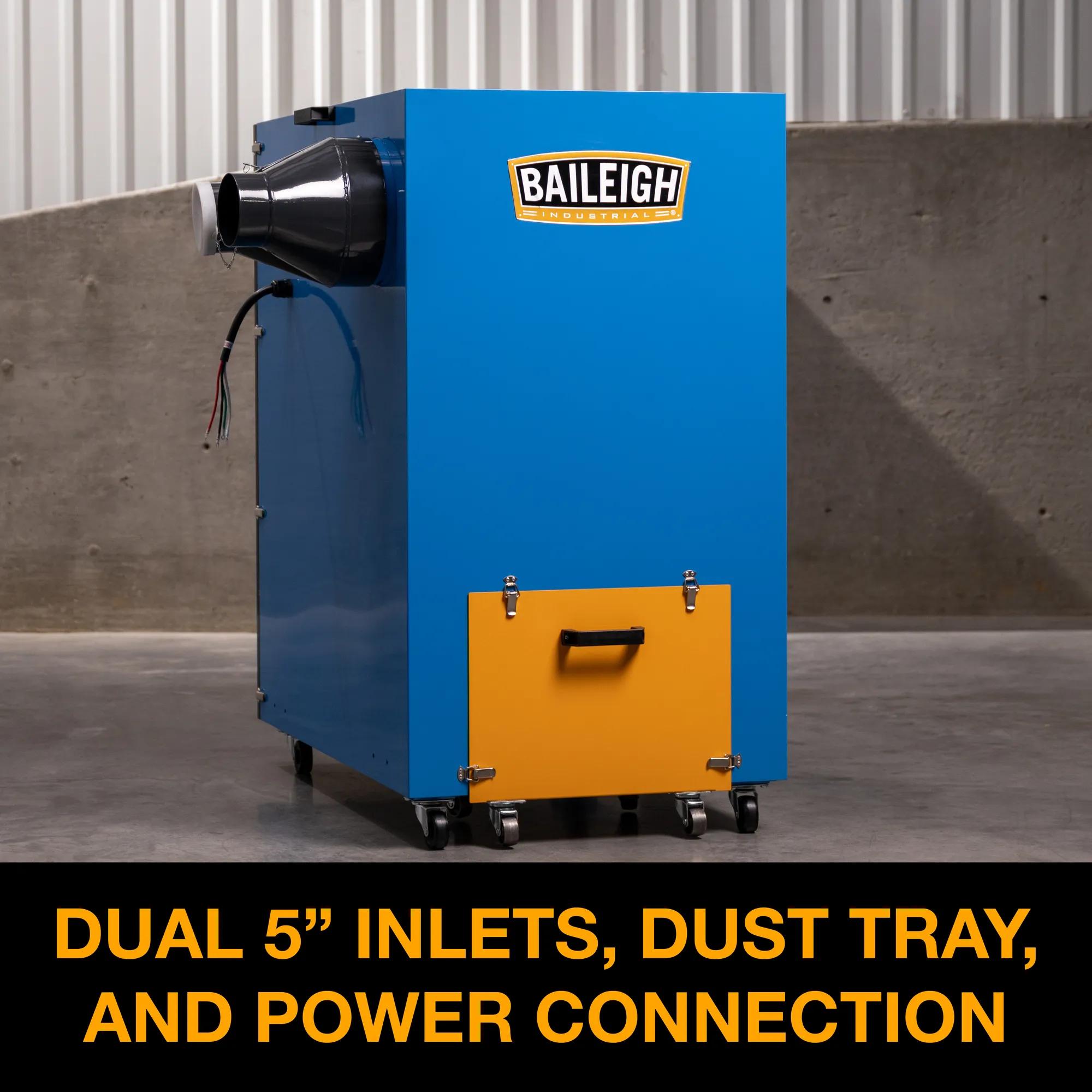 5HP Dry Dust Collector, 230V 3PH (MDC-550)