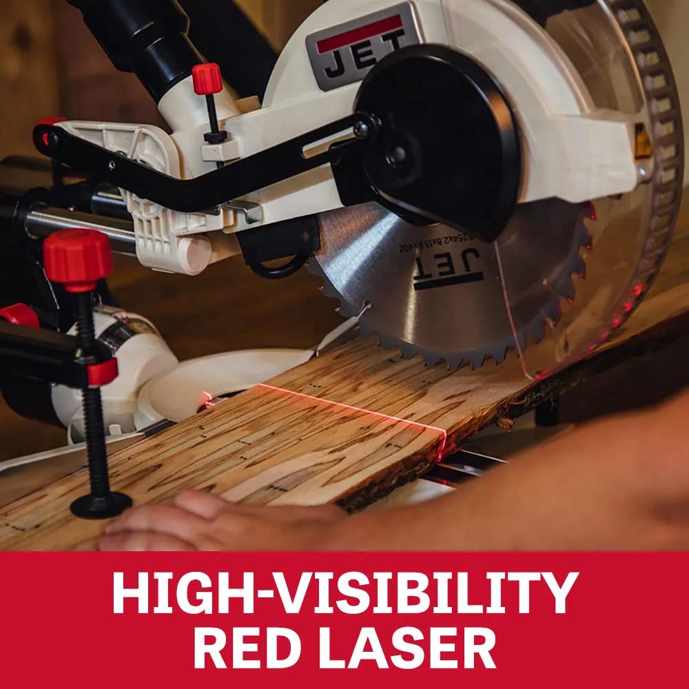 10" Sliding Dual Bevel Compound Miter Saw, 2.3HP, 115V 1PH(JMS-10X)