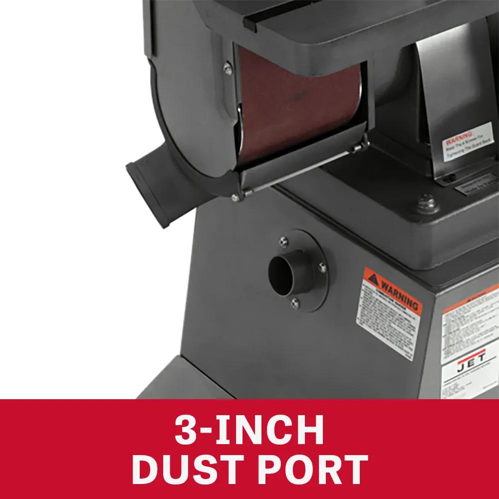 6" x 48" Industrial Combination Belt & 12" Disc Finishing , 1.5HP, 115V 1PH(J-4200A)