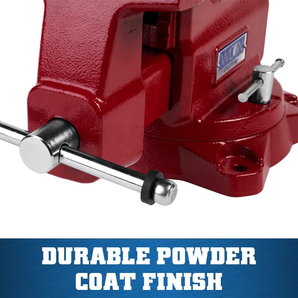 6-1/2 in. Utility HD Bench Vise with 360-Degree Swivel Base