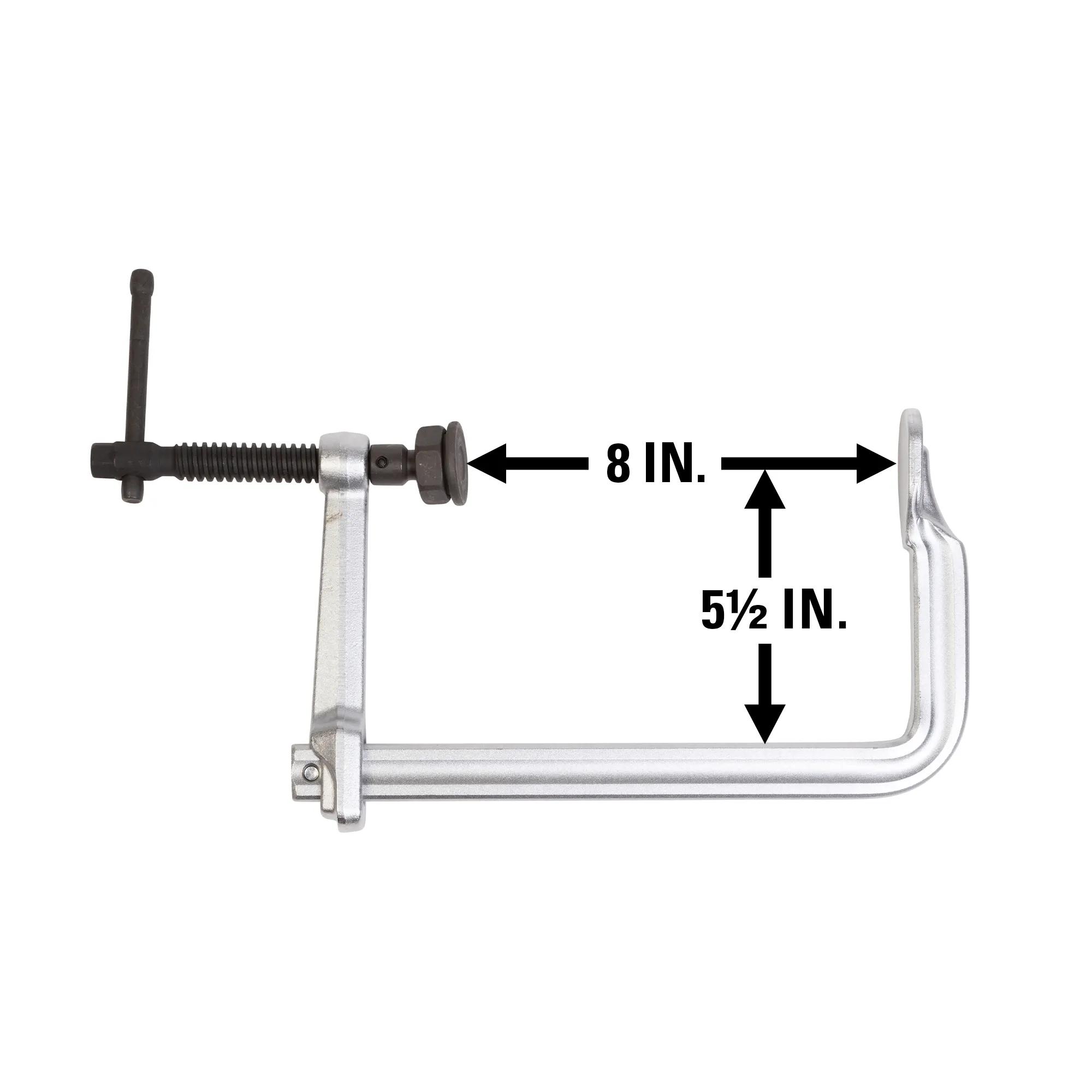 8 in.  Heavy Duty F-Clamp - (GSM20)